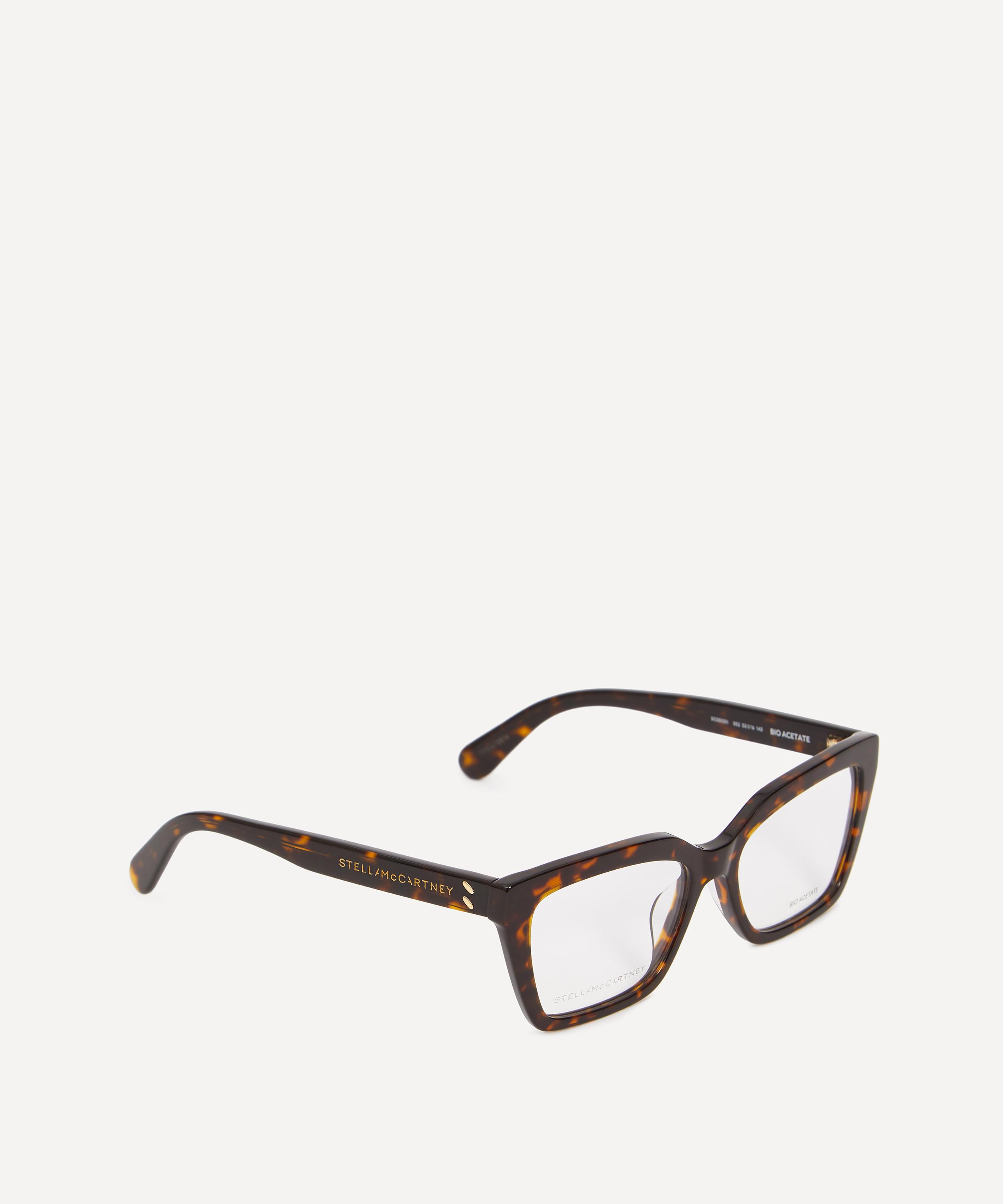Stella McCartney - Dark Havana Cat-Eye Optical Glasses image number 2