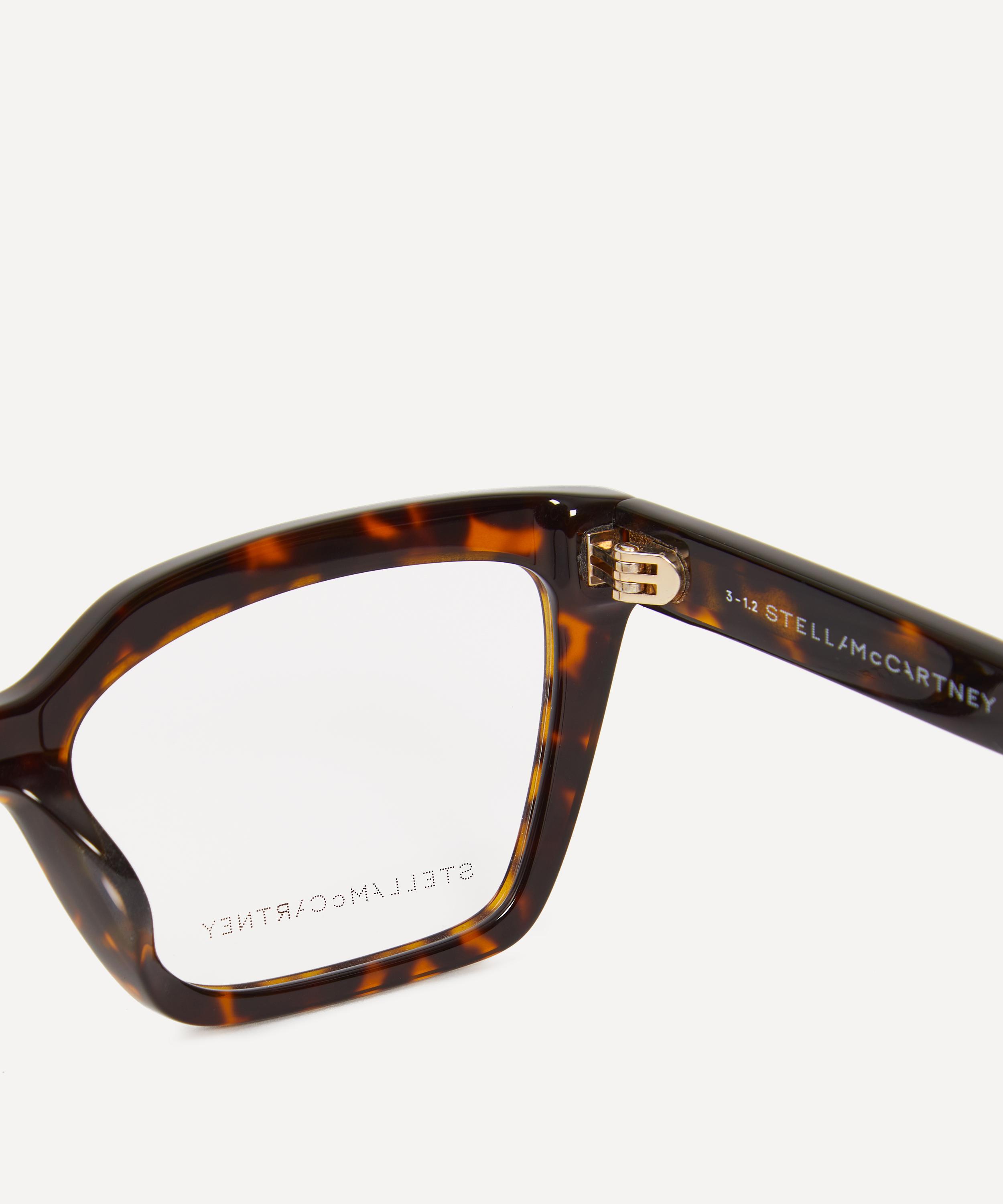 Stella McCartney - Dark Havana Cat-Eye Optical Glasses image number 3