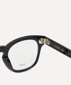 Celine - Round-Frame Black Acetate Optical Glasses image number 2