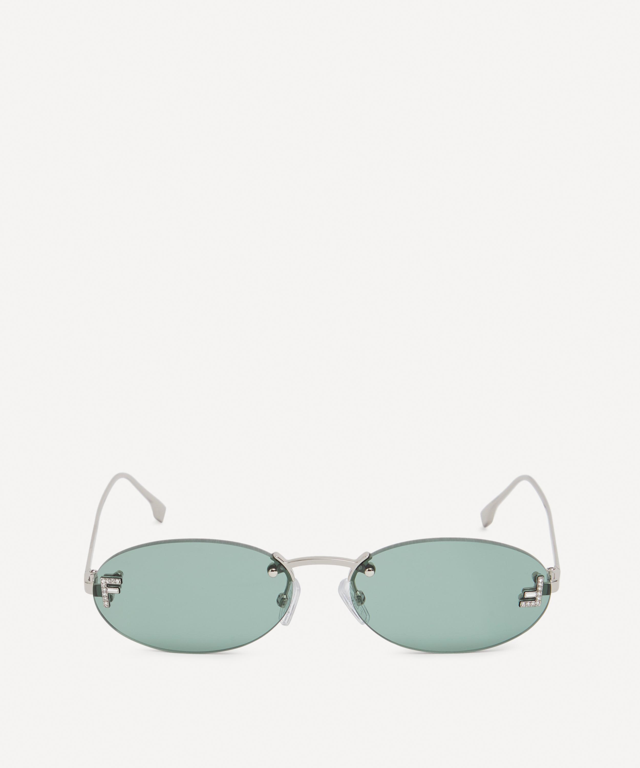 Fendi 2024 rimless eyeglasses