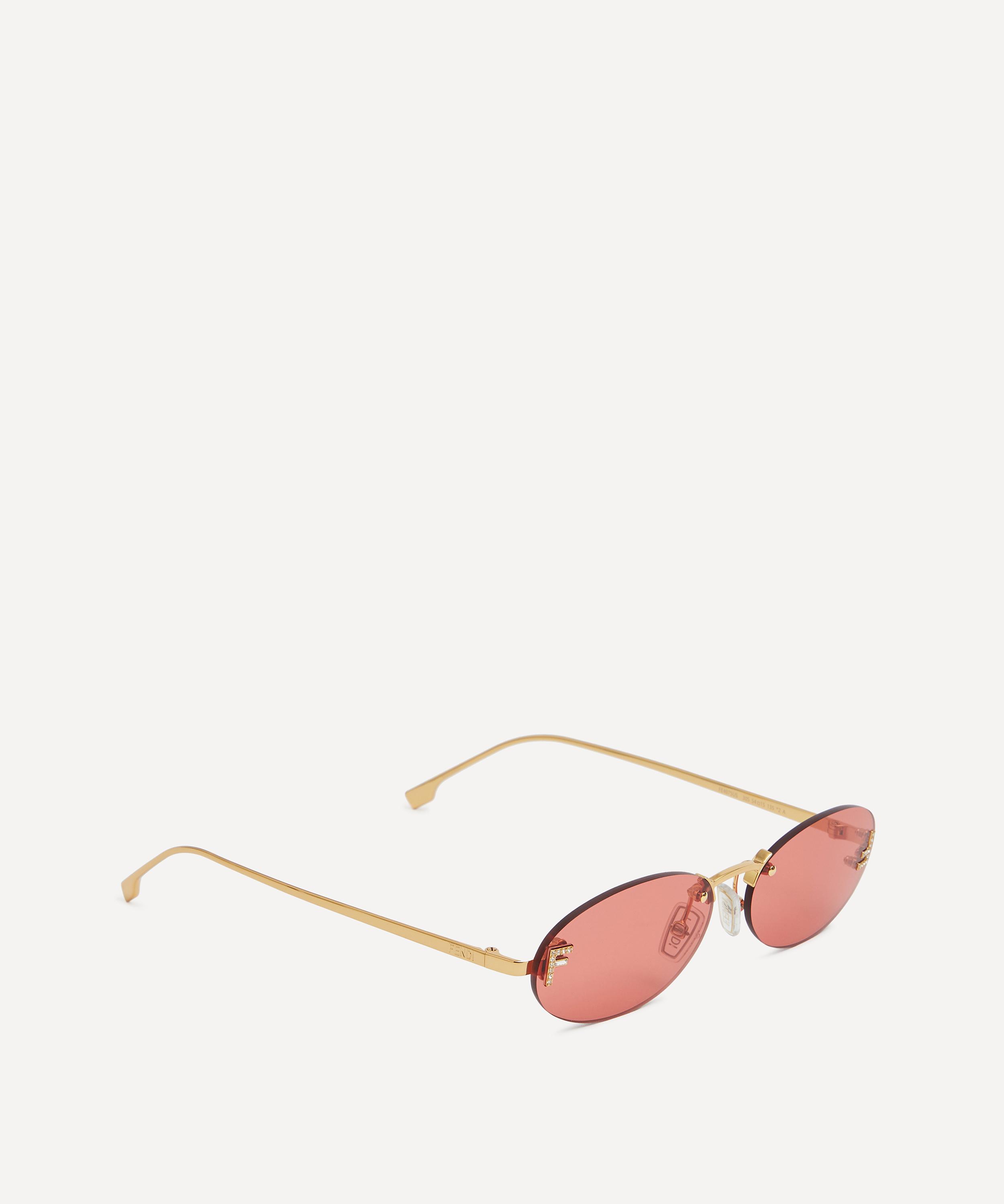 Fendi hotsell rimless sunglasses