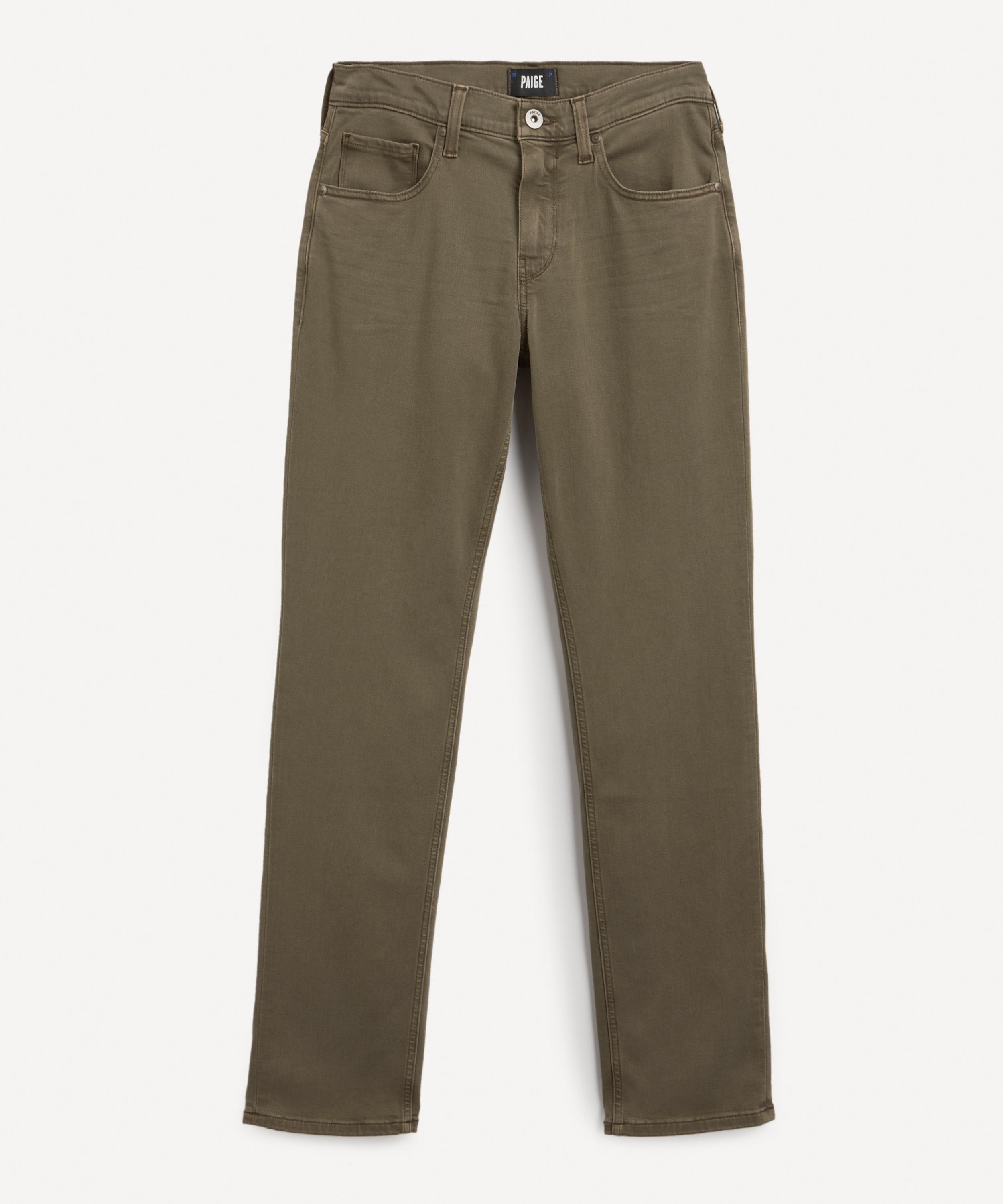 Paige - Federal Slim Straight-Cut Vintage Pepper Grass Jeans image number 0