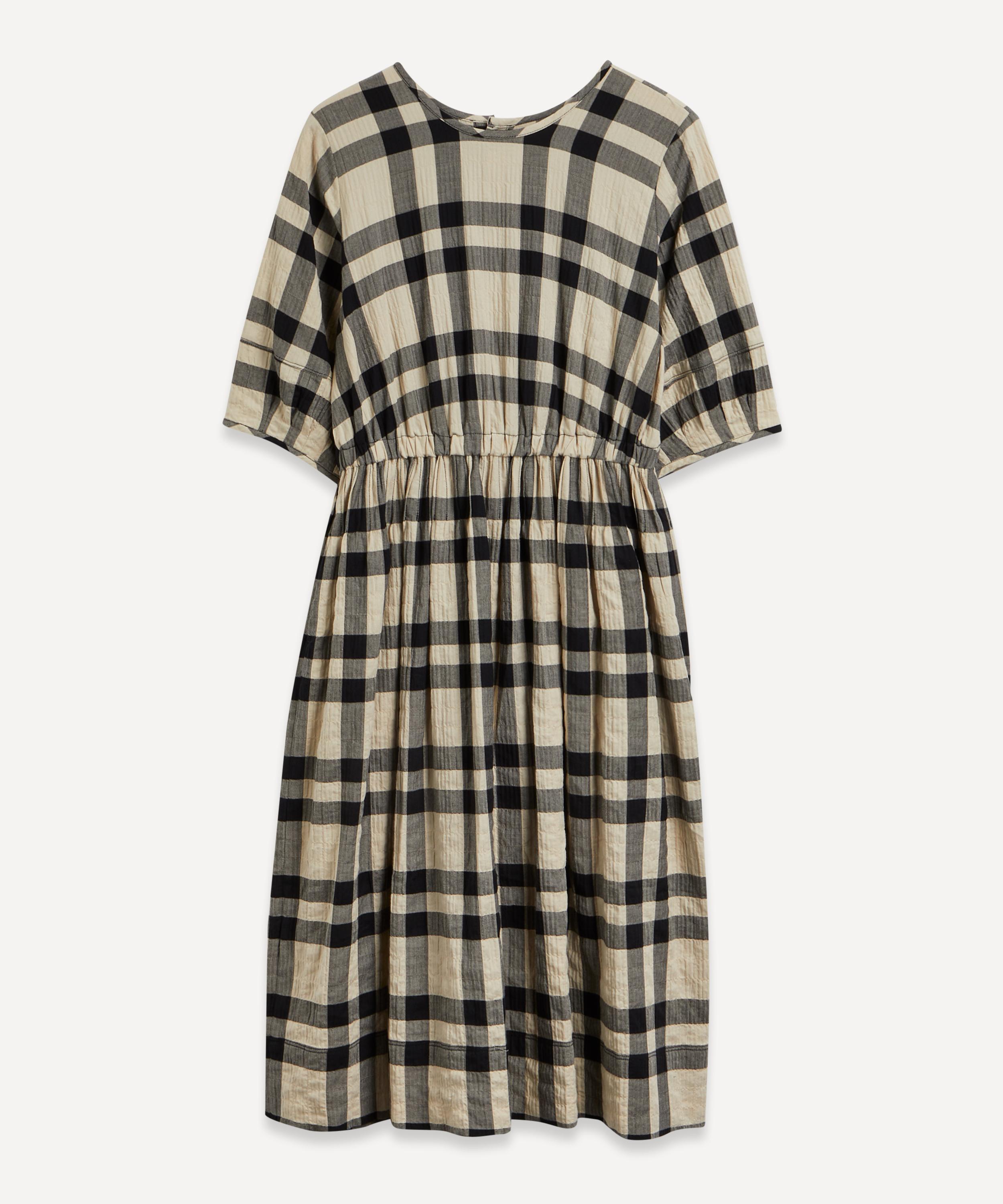YMC - Garden Crinkle Check Dress image number 0