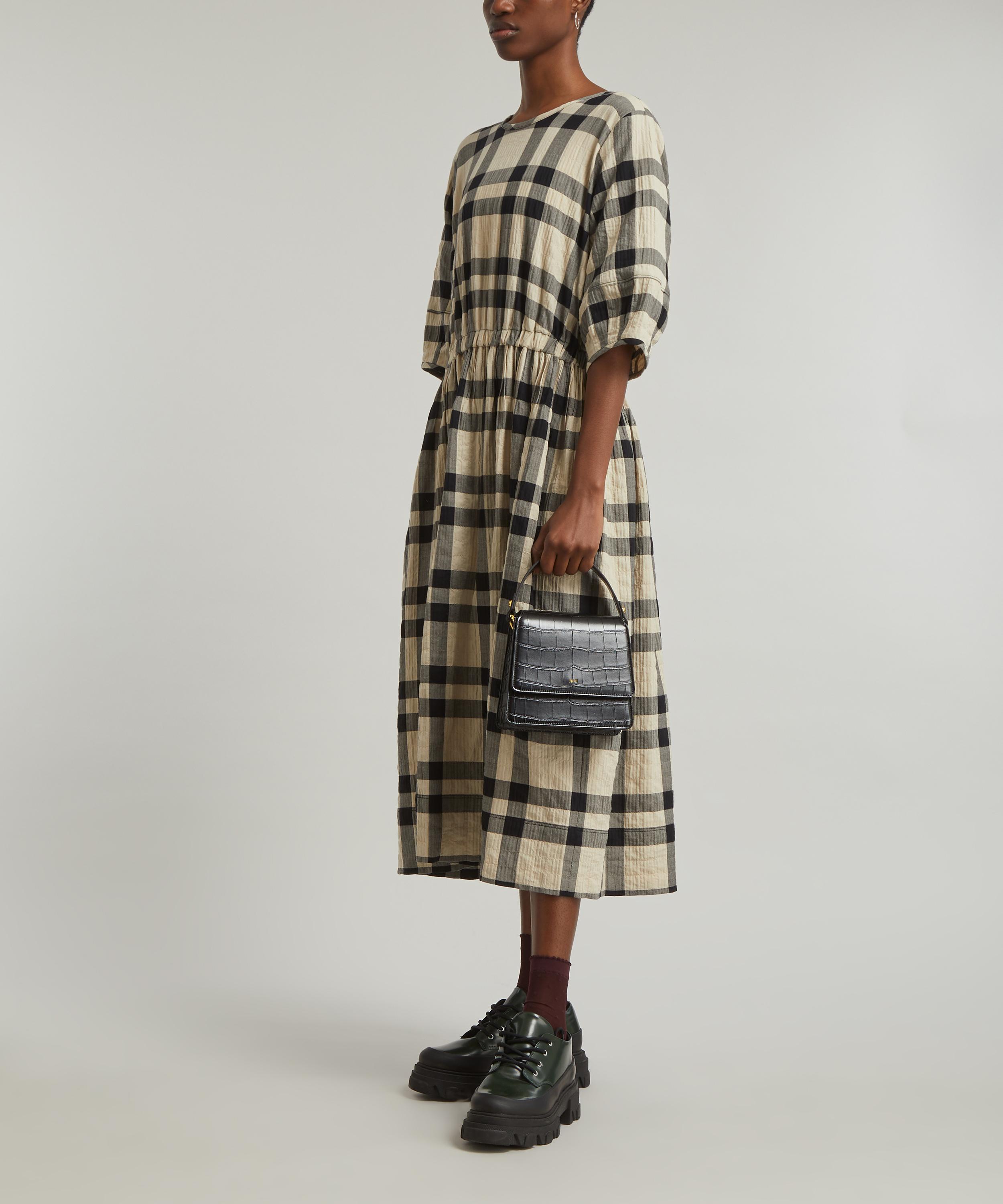 YMC - Garden Crinkle Check Dress image number 1