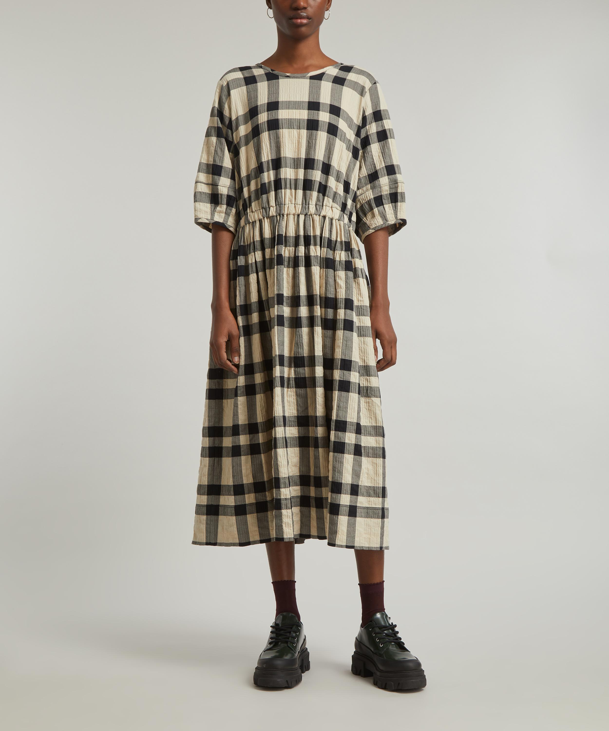 YMC - Garden Crinkle Check Dress image number 2