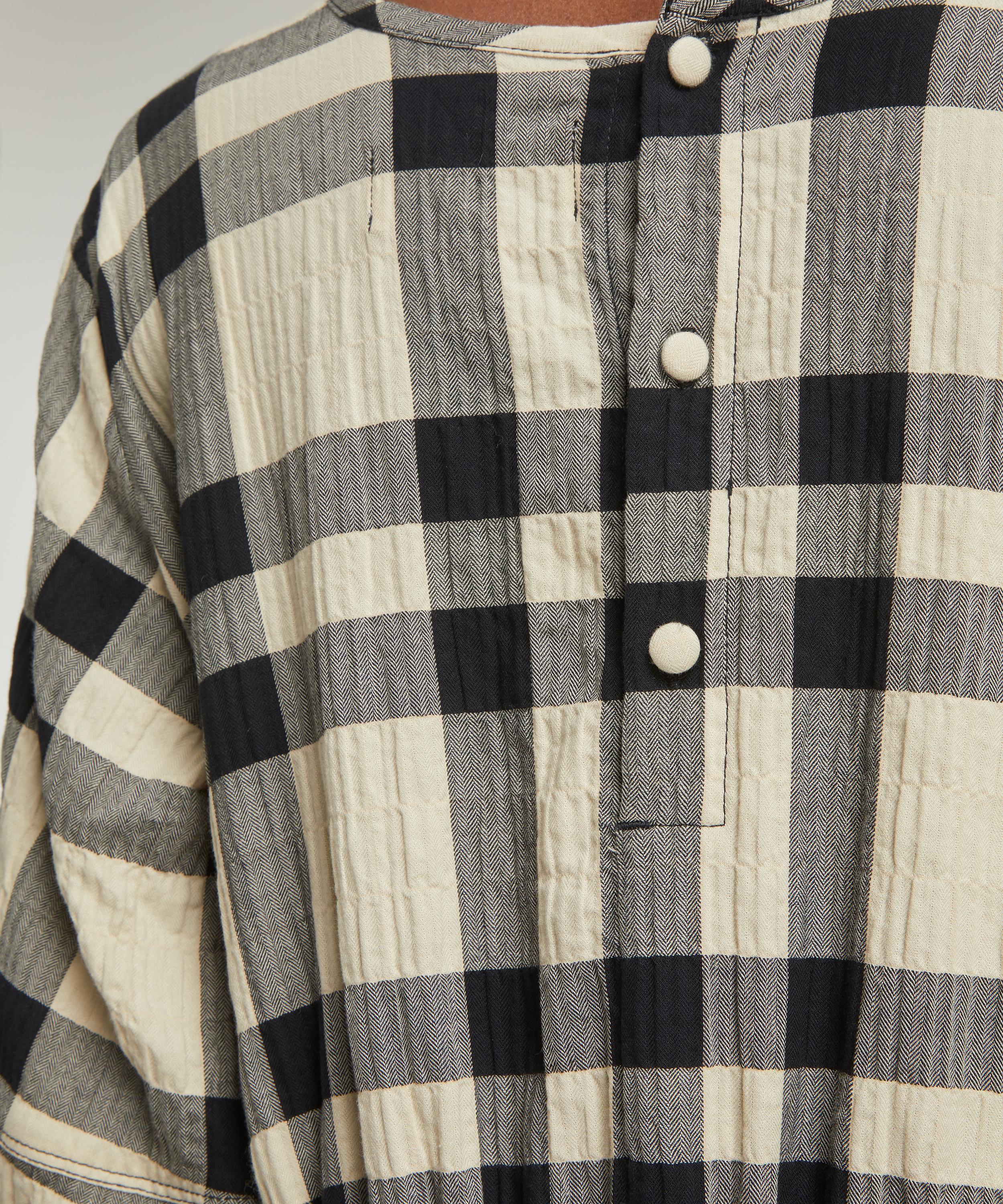 YMC - Garden Crinkle Check Dress image number 4