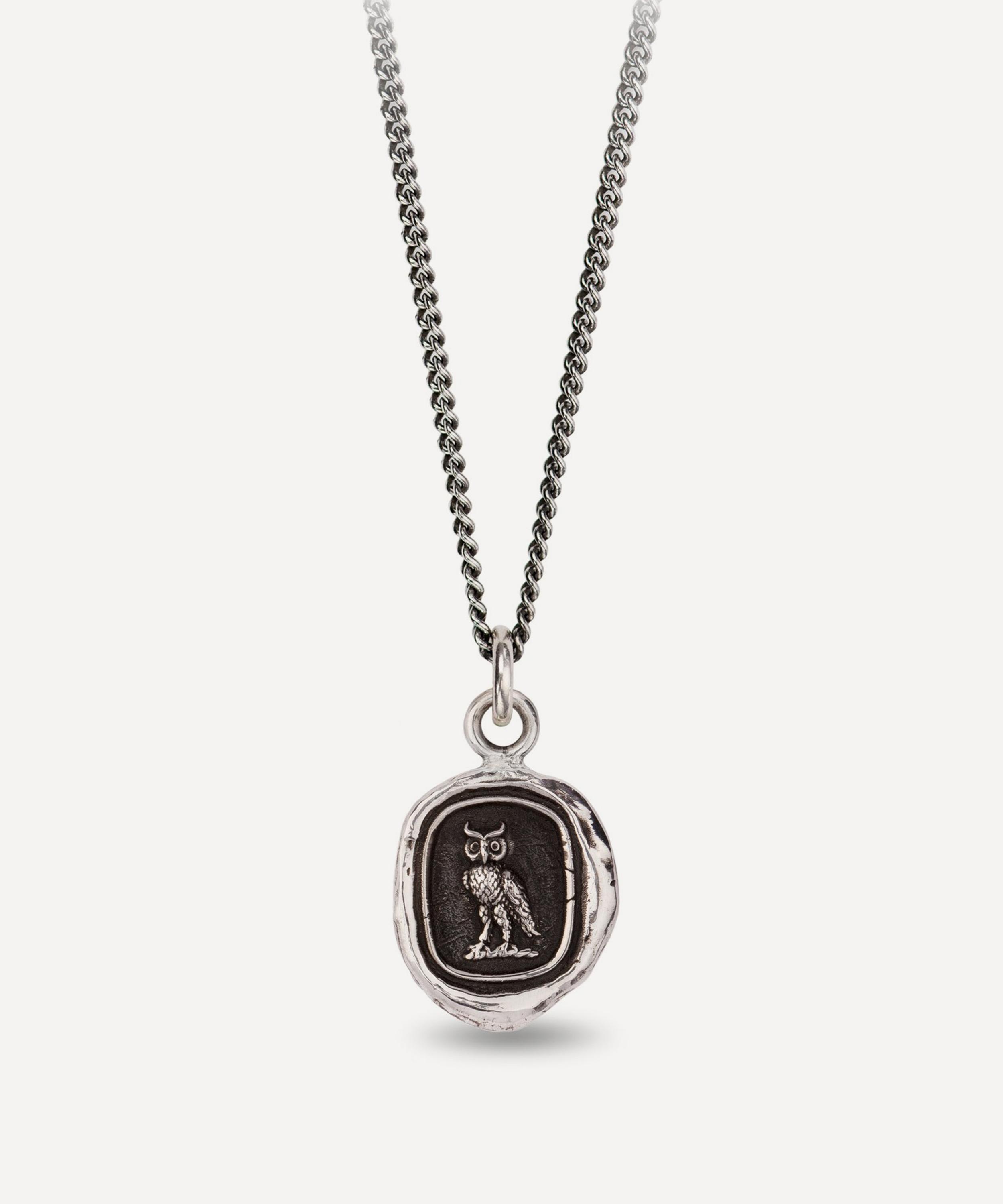Pyrrha - Sterling Silver Watch Over Me Pendant Necklace image number 0