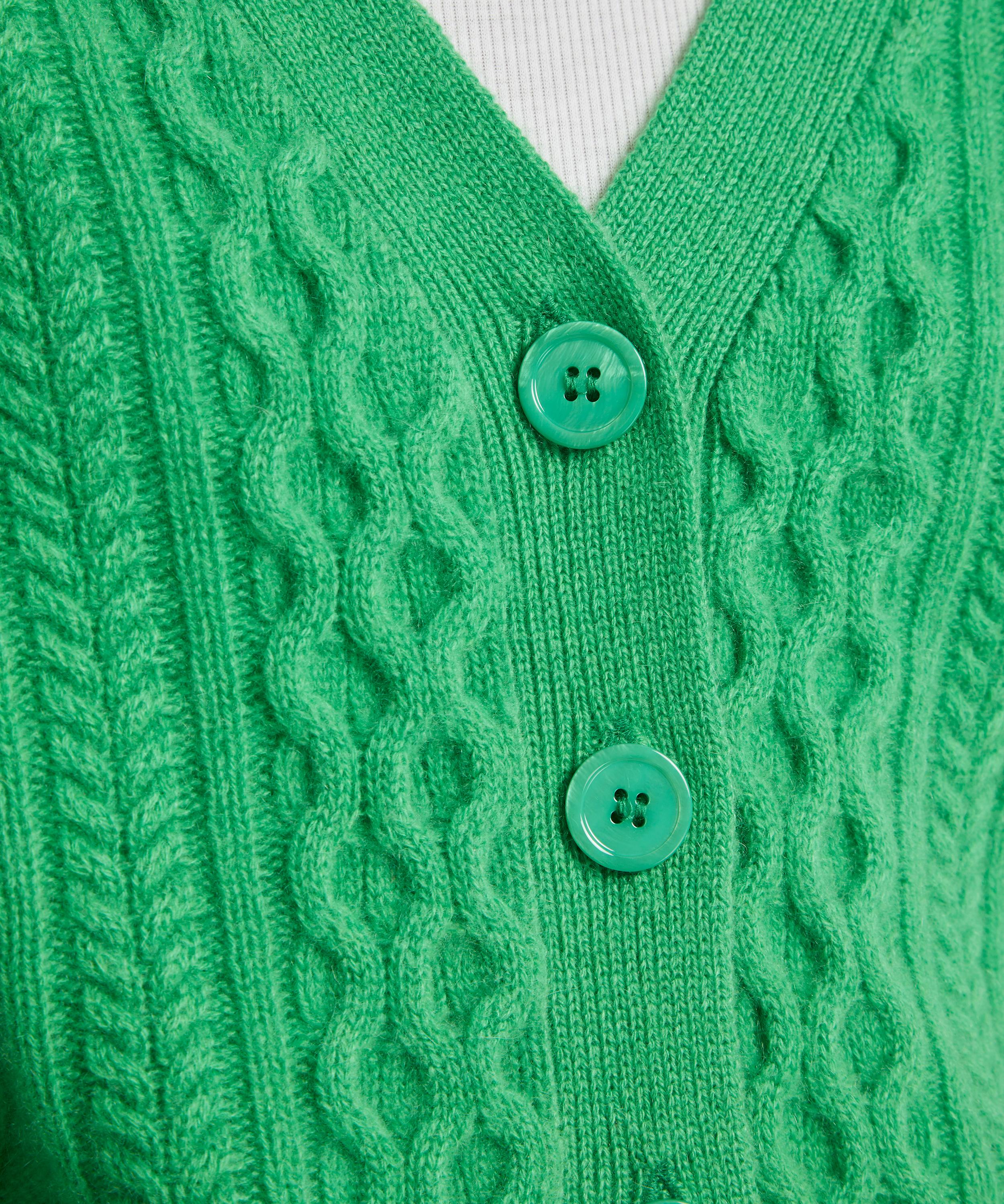 Jumper 1234 - Aran Cashmere Cardigan image number 4