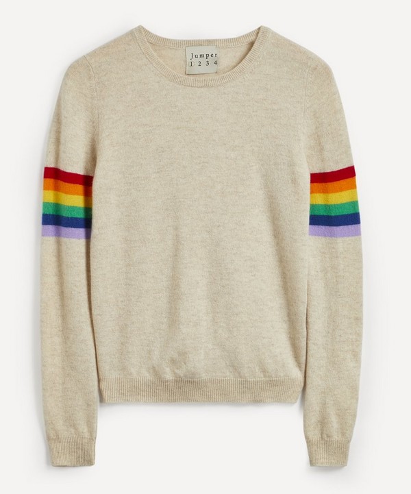 Jumper 1234 - Rainbow Arms Cashmere Jumper image number null