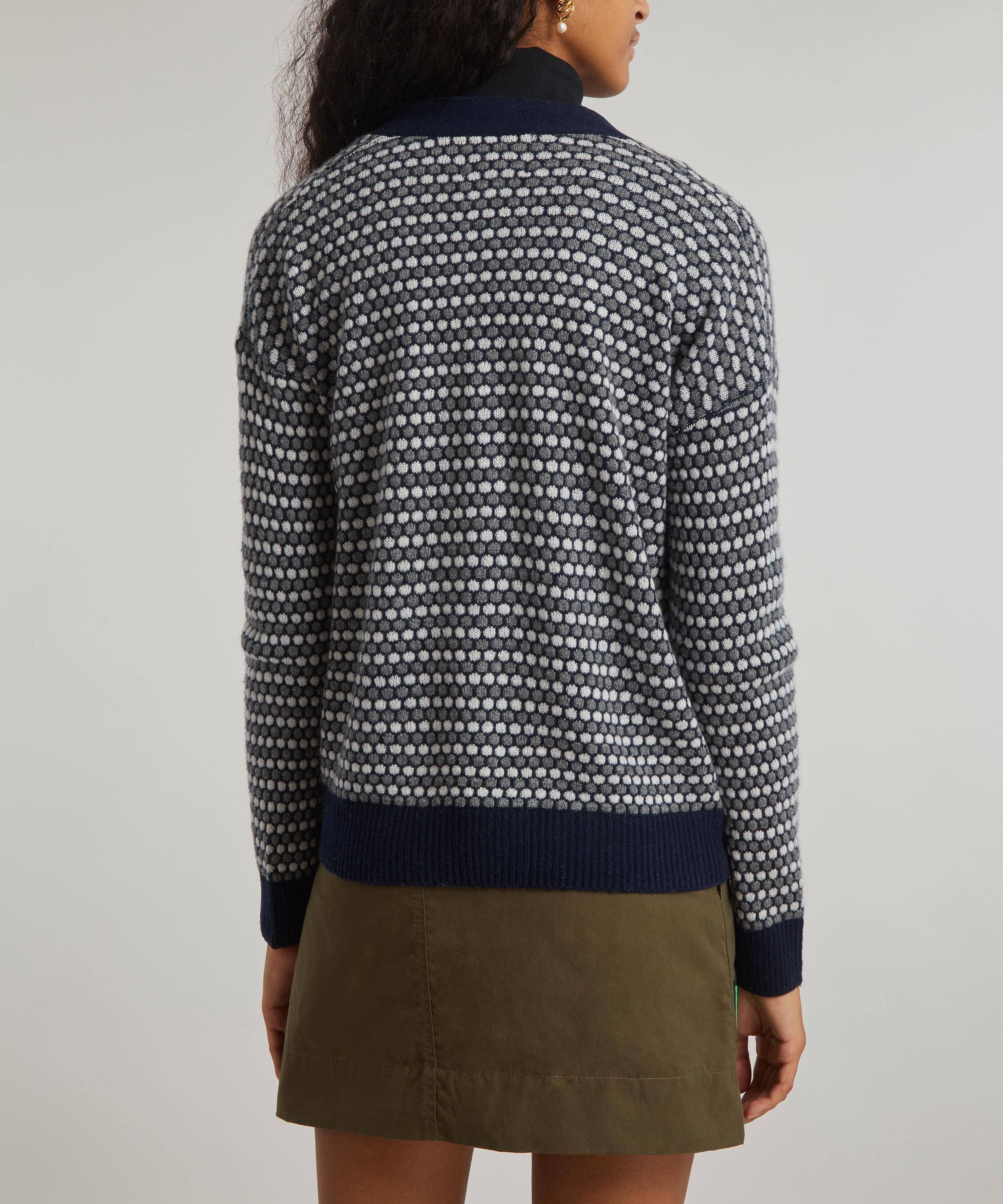 Jumper 1234 - Honeycomb Cashmere Cardigan image number 3