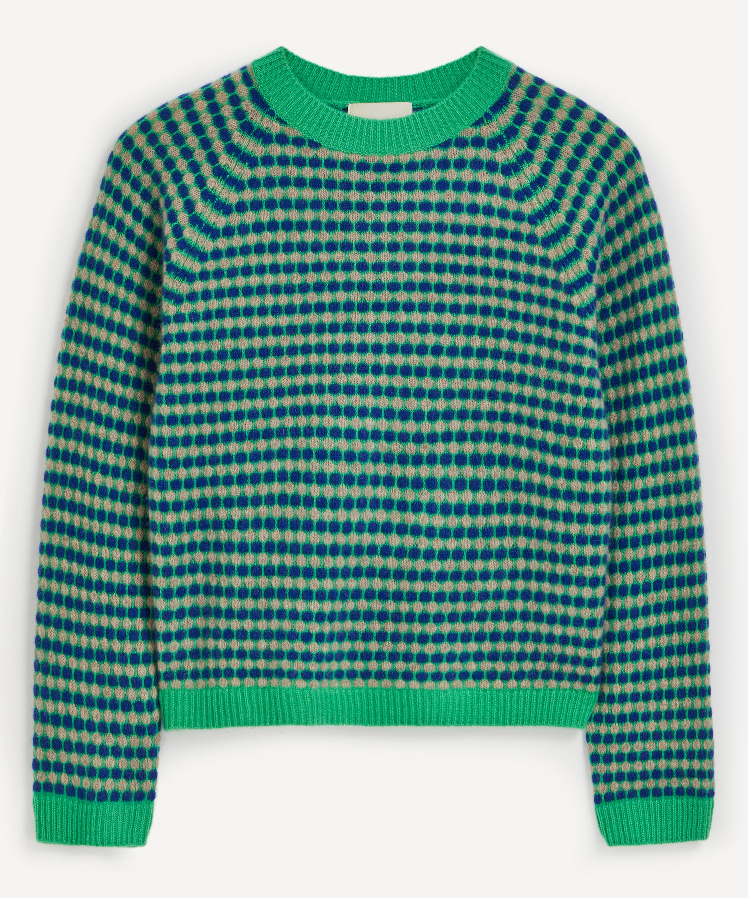 Jumper 1234 - Honeycomb Crew-Neck Jumper image number 0