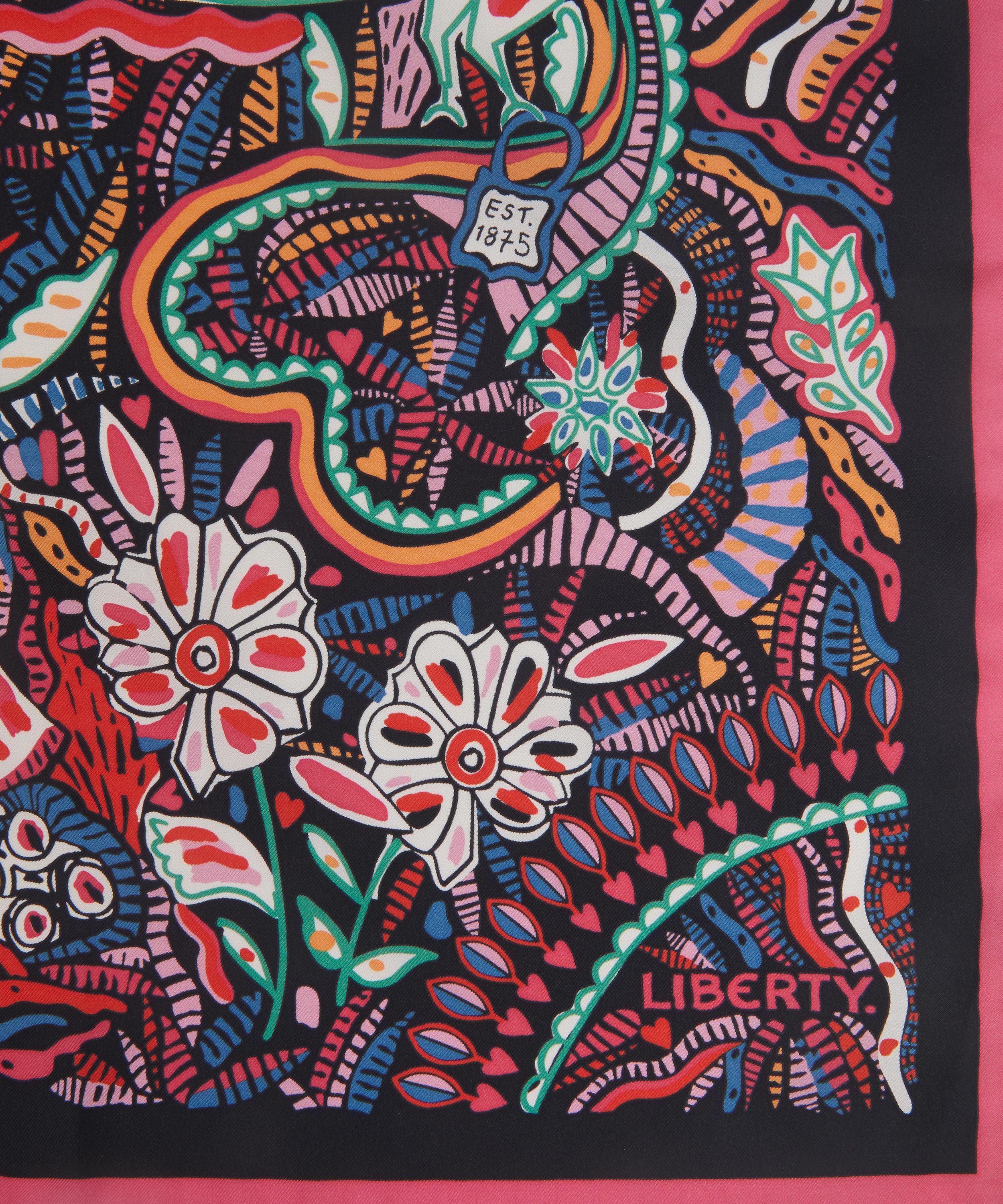 Liberty - Love Birds 45x45 Silk Twill Scarf image number 3