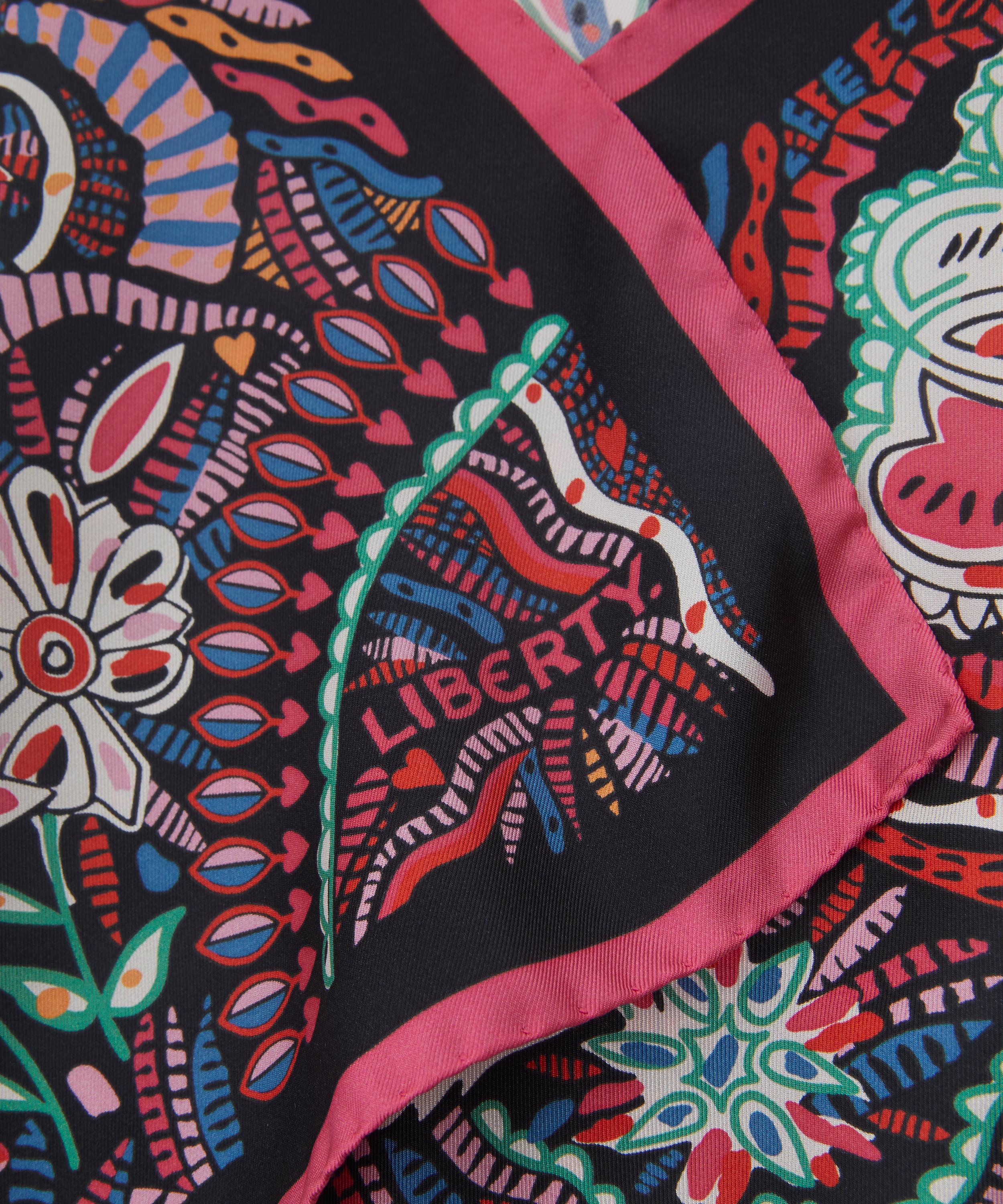 Liberty - Love Birds 45x45 Silk Twill Scarf image number 4
