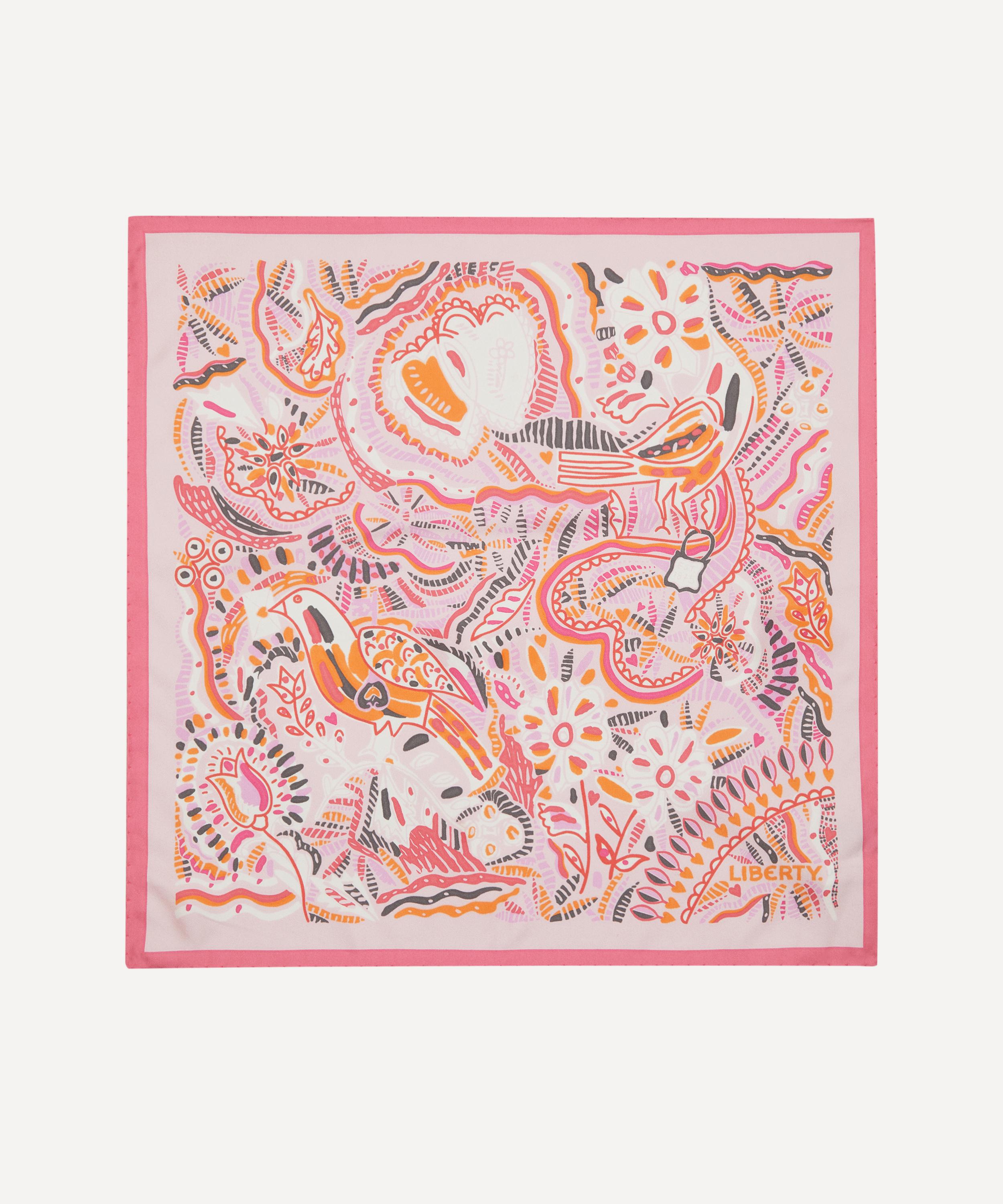 Liberty - Love Birds 45x45 Silk Twill Scarf image number 0