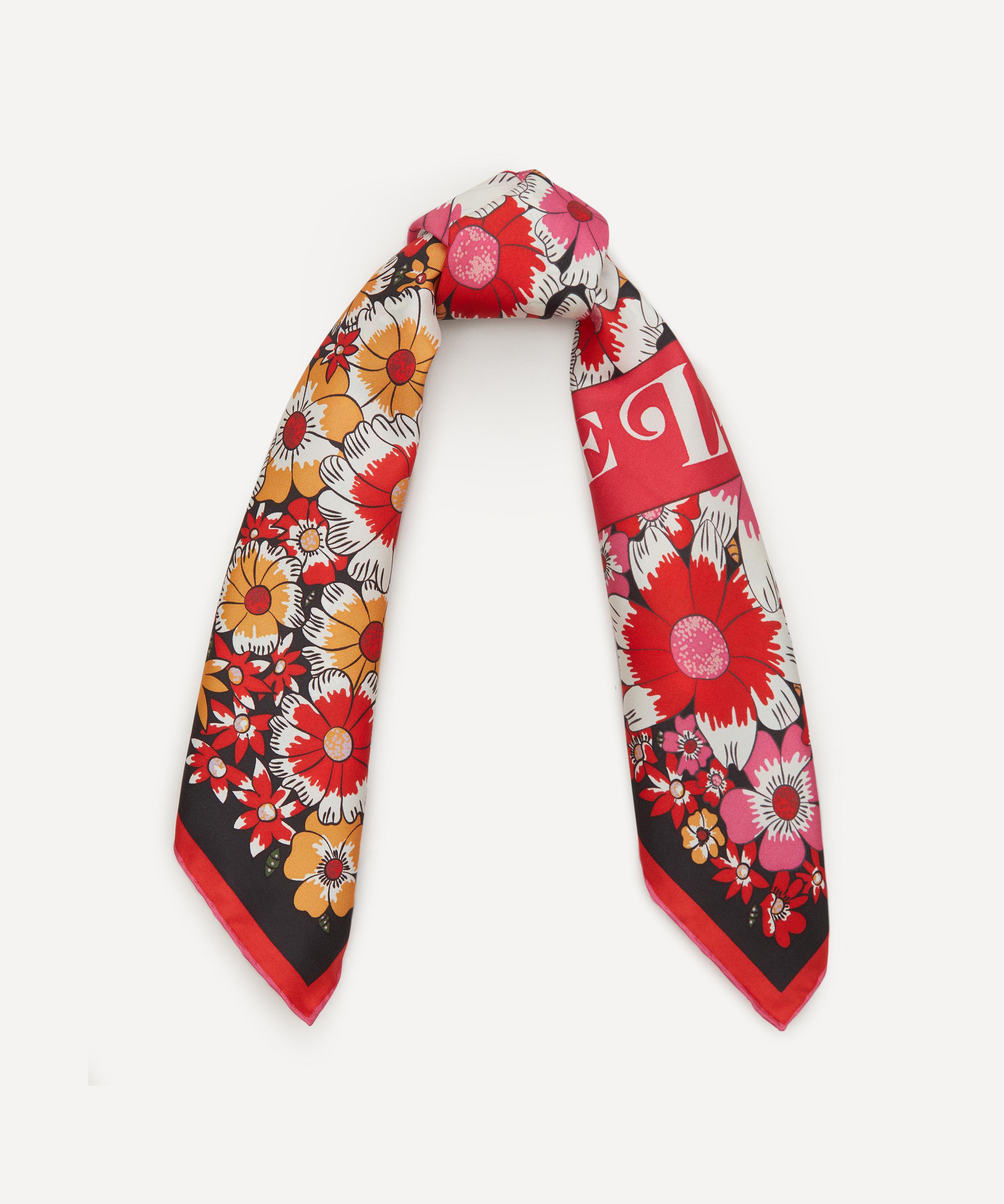 Studio print silk foulard, Silk Scarves & Bandeau, Women's