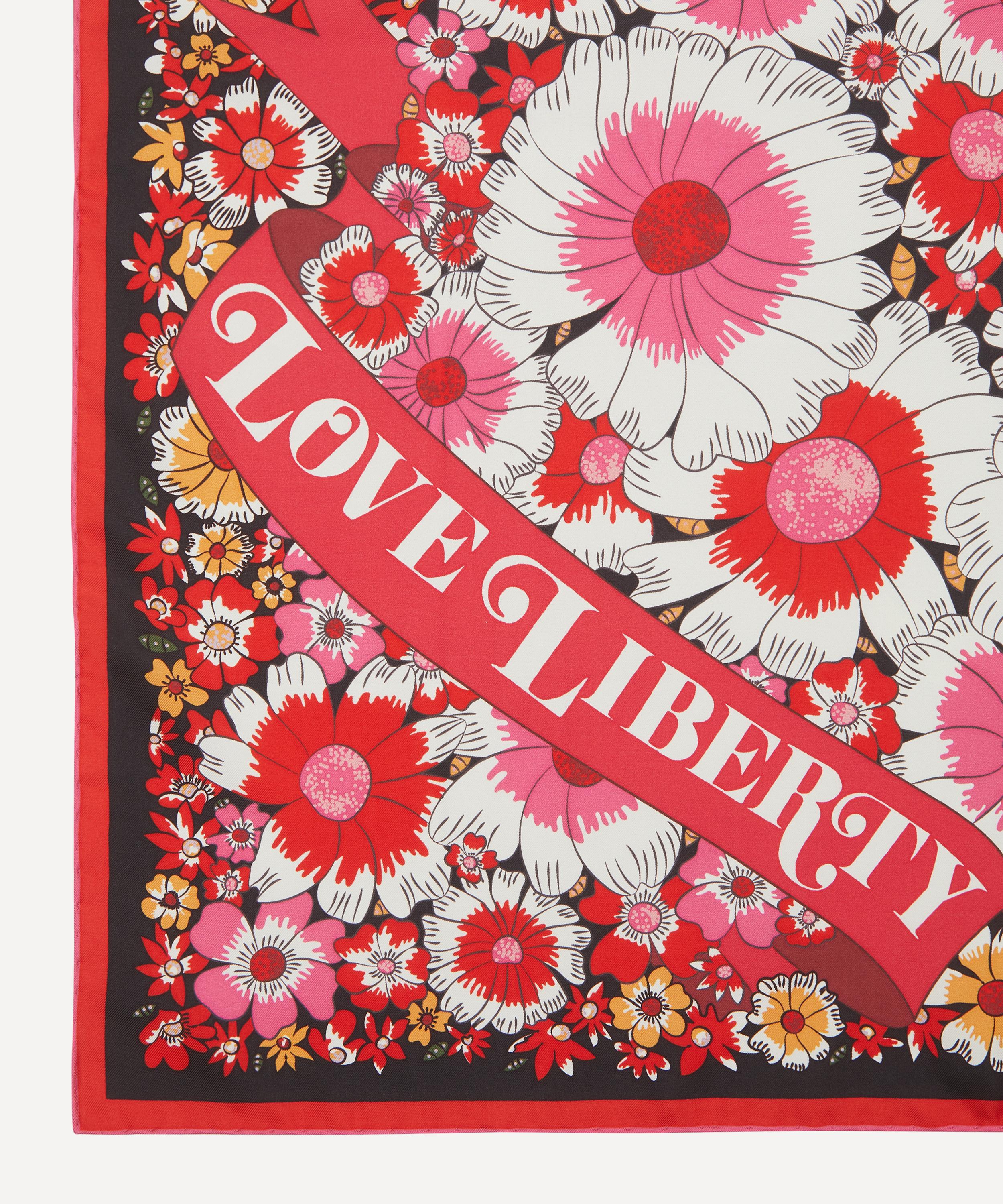 Liberty - Love Liberty 70x70 Silk Twill Scarf image number 3