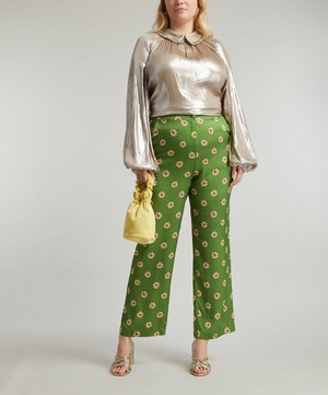 KITRI - Rowan Retro Floral Trousers image number 1