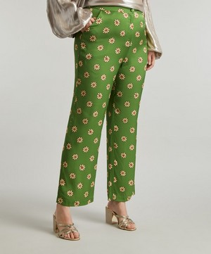 KITRI - Rowan Retro Floral Trousers image number 2