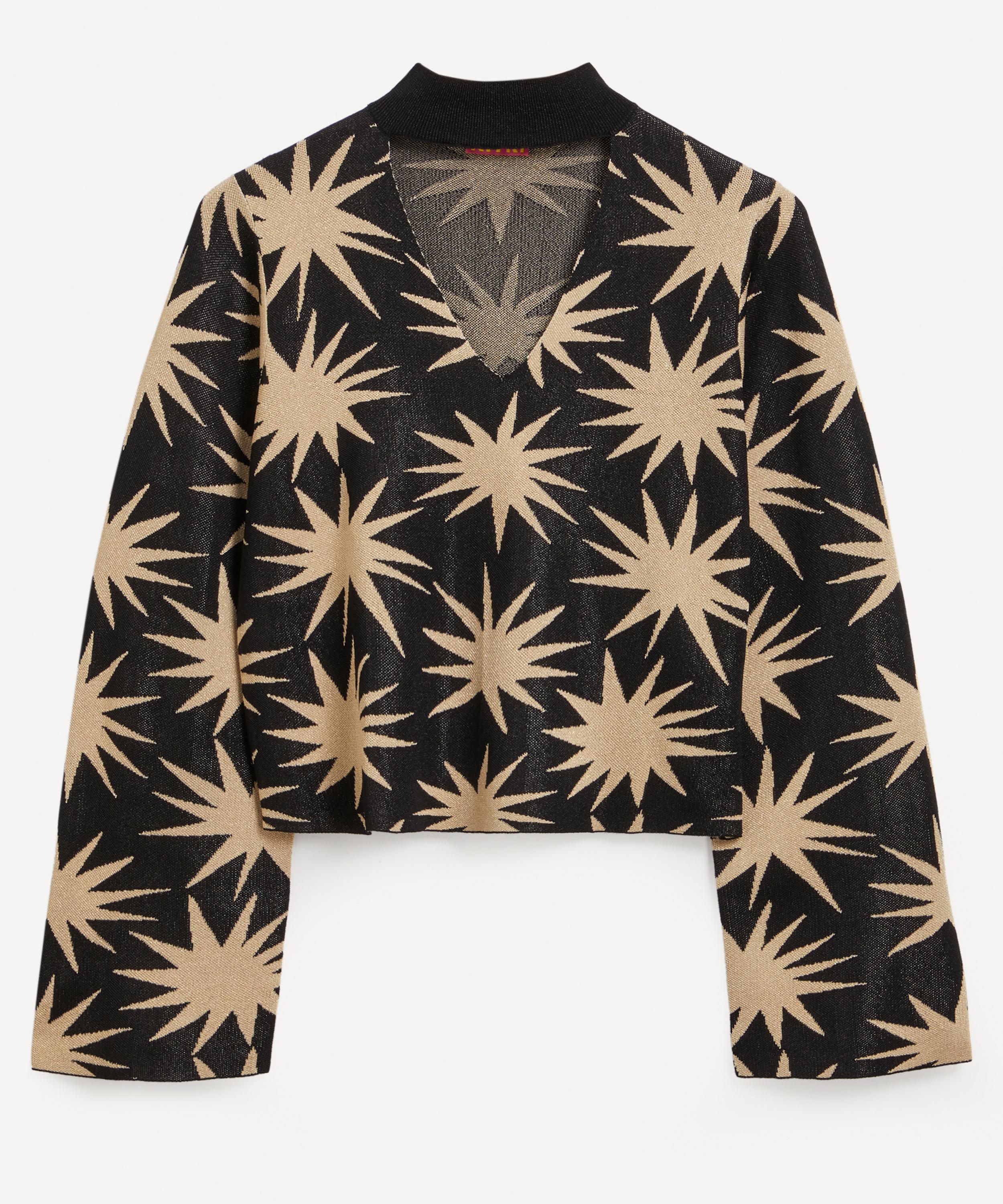 KITRI - Eloise Star Lurex-Knit Top image number 0