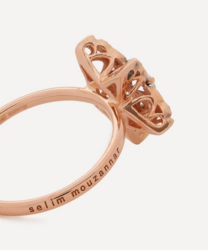 Selim Mouzannar - 18ct Rose Gold Istanbul Diamond Star Ring image number 2