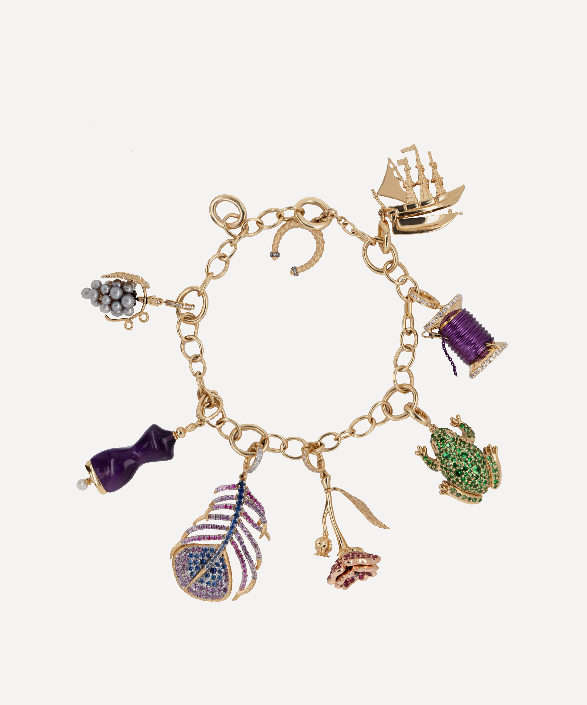 Annoushka - x Liberty 18ct Gold Poppy Charm image number 2