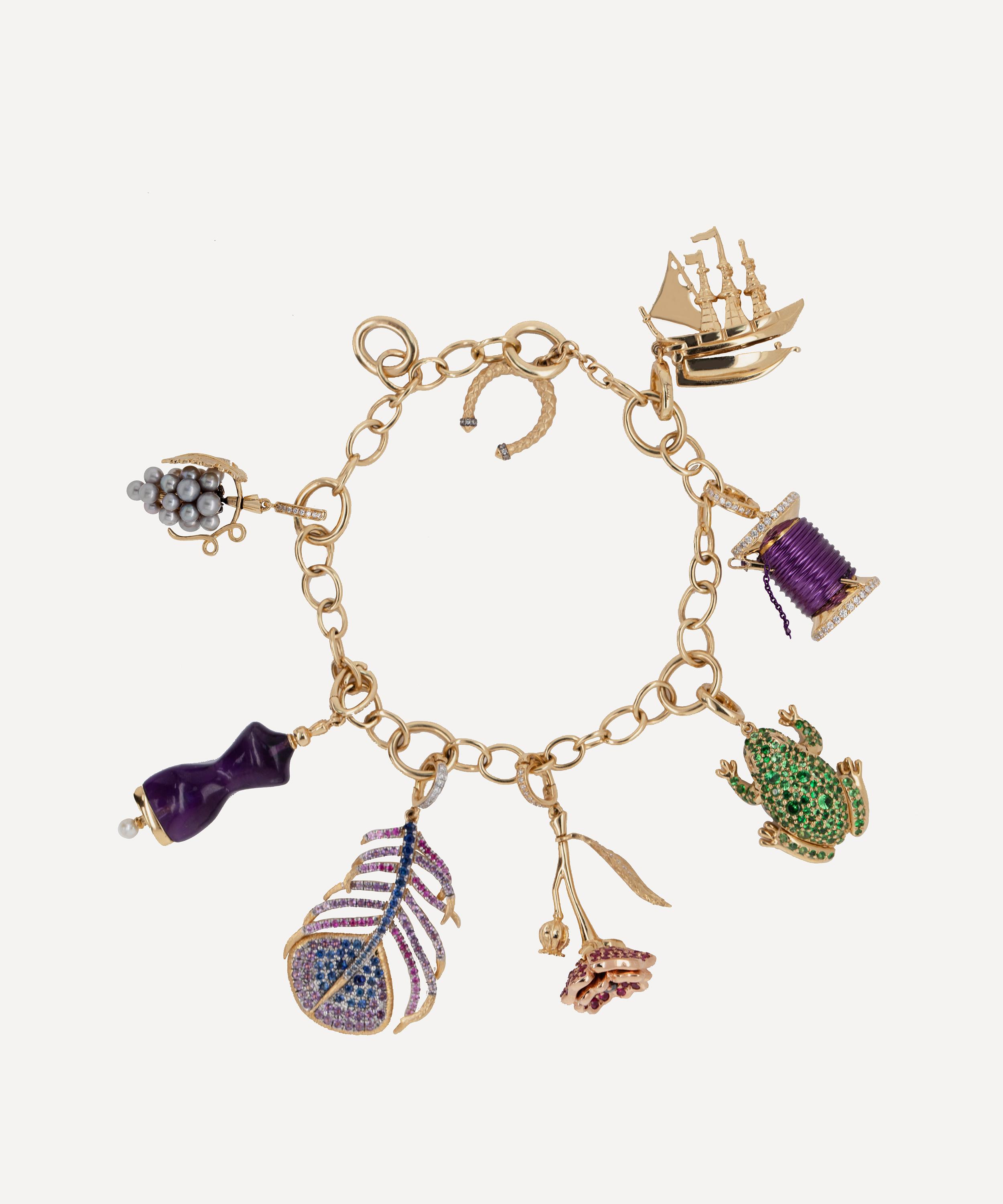 Annoushka - x Liberty 18ct Gold Bobbin Charm image number 2