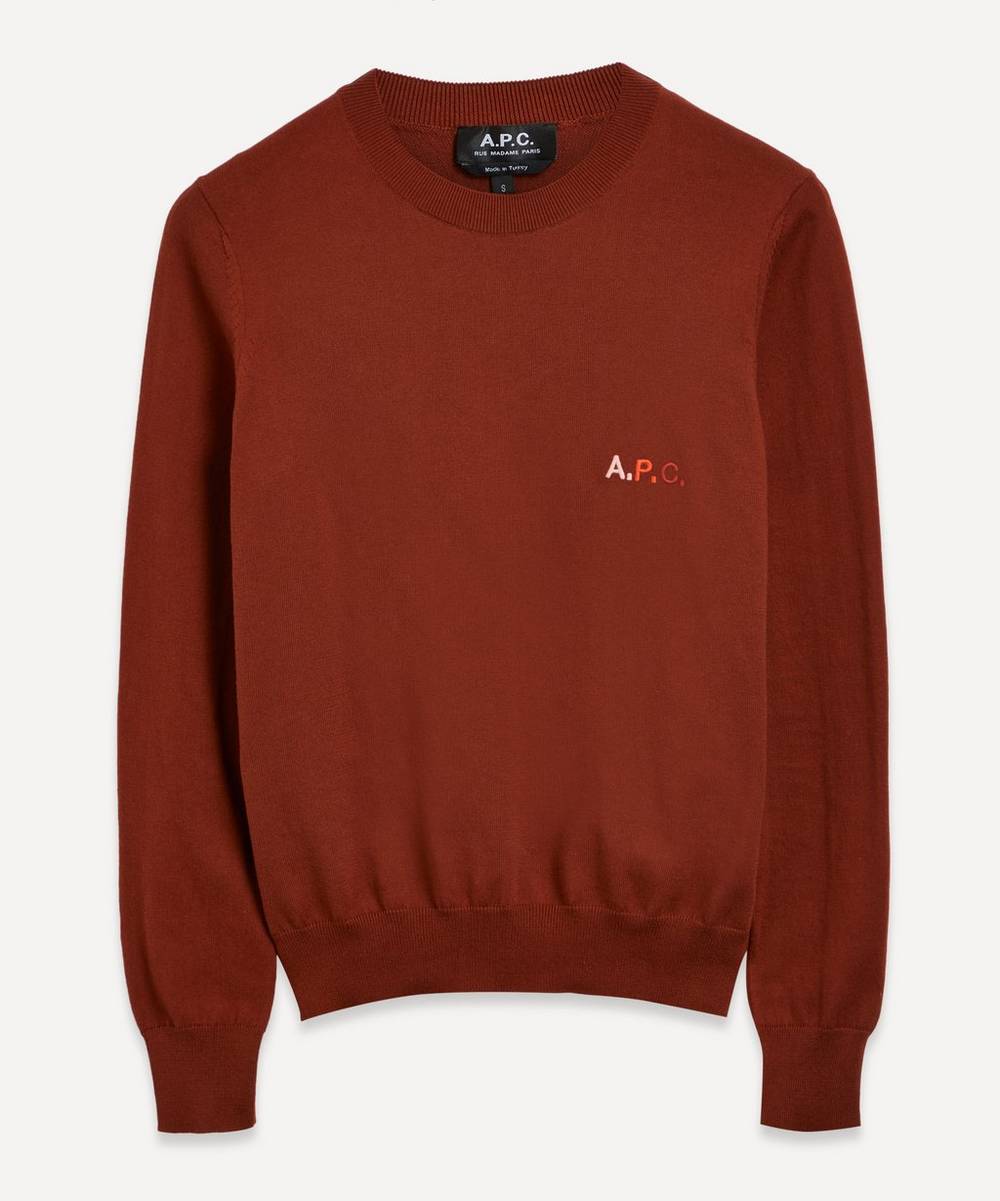 A.P.C. - Sylvalne Logo Embroidered Sweater