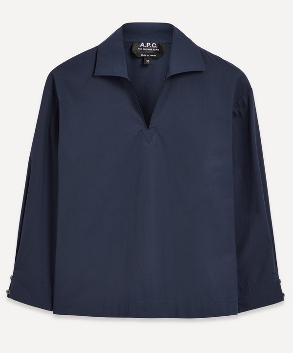 A.P.C. - Angela Cotton-Poplin Blouse image number null