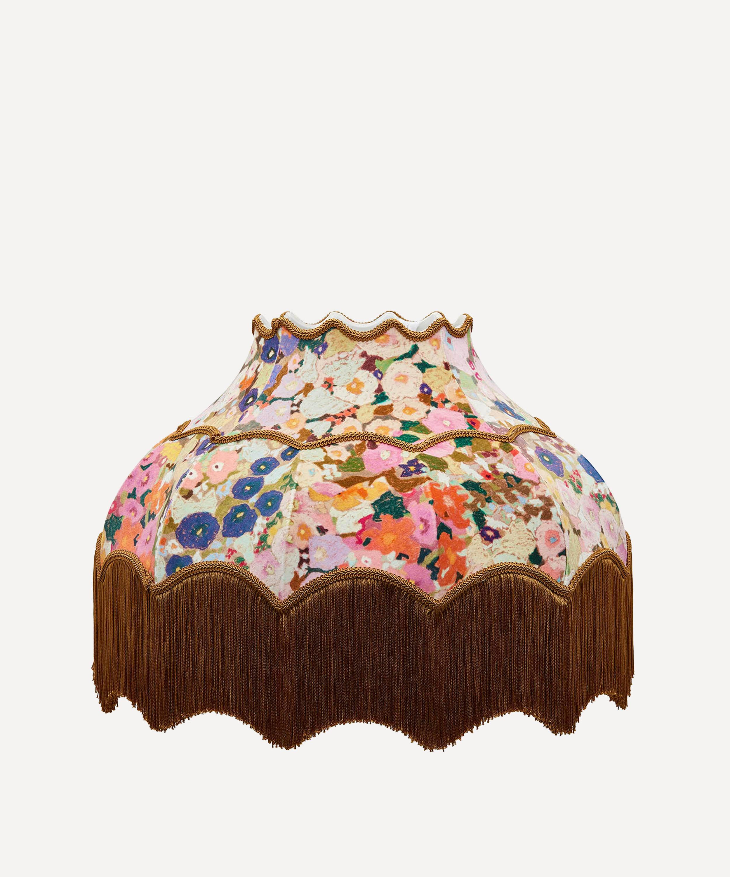 House of Hackney - Hollyhocks Spring Velvet Isabella Lampshade image number 0