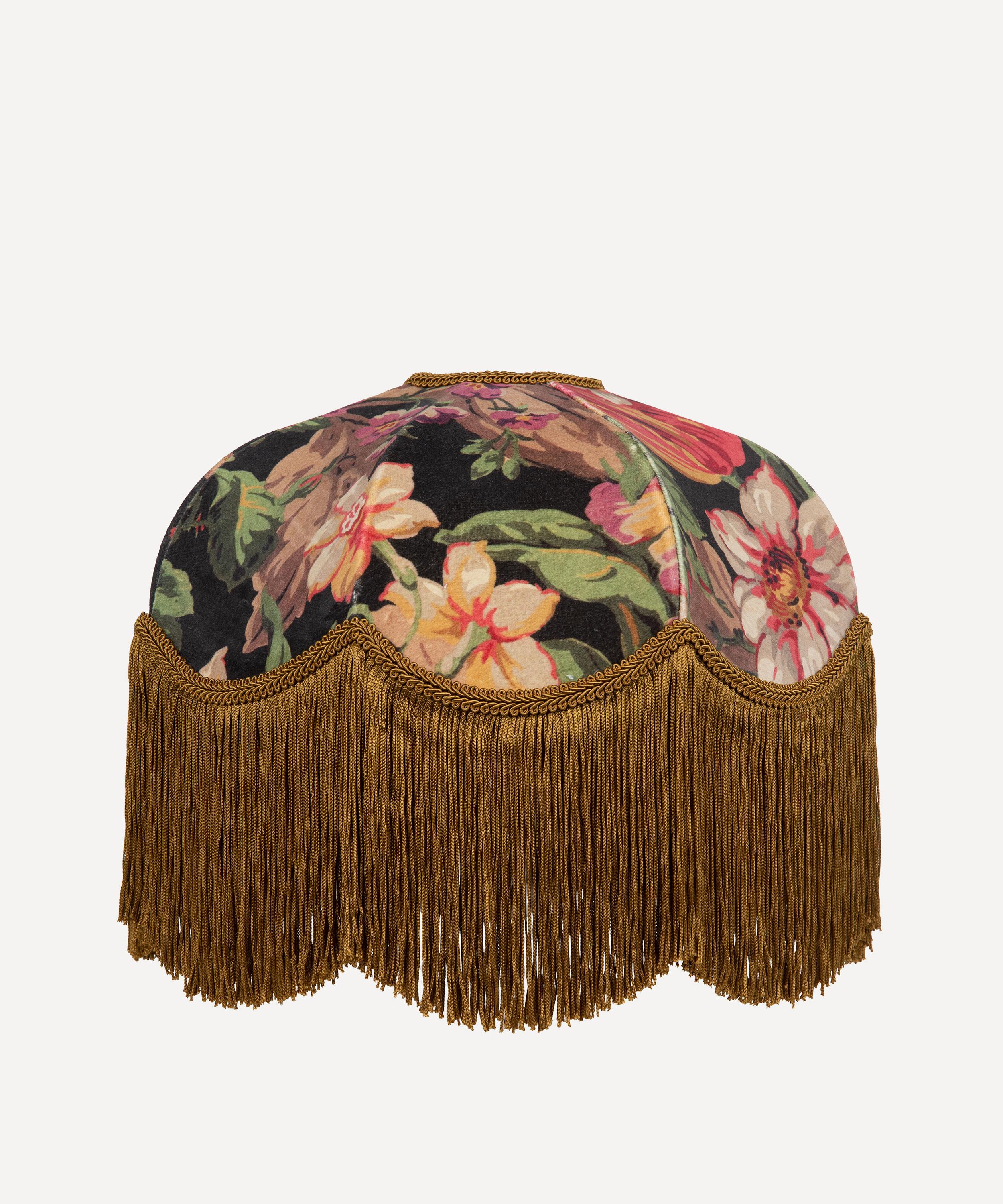 House of Hackney - Florescence Cotton Velvet Tilia Table Lampshade image number 0