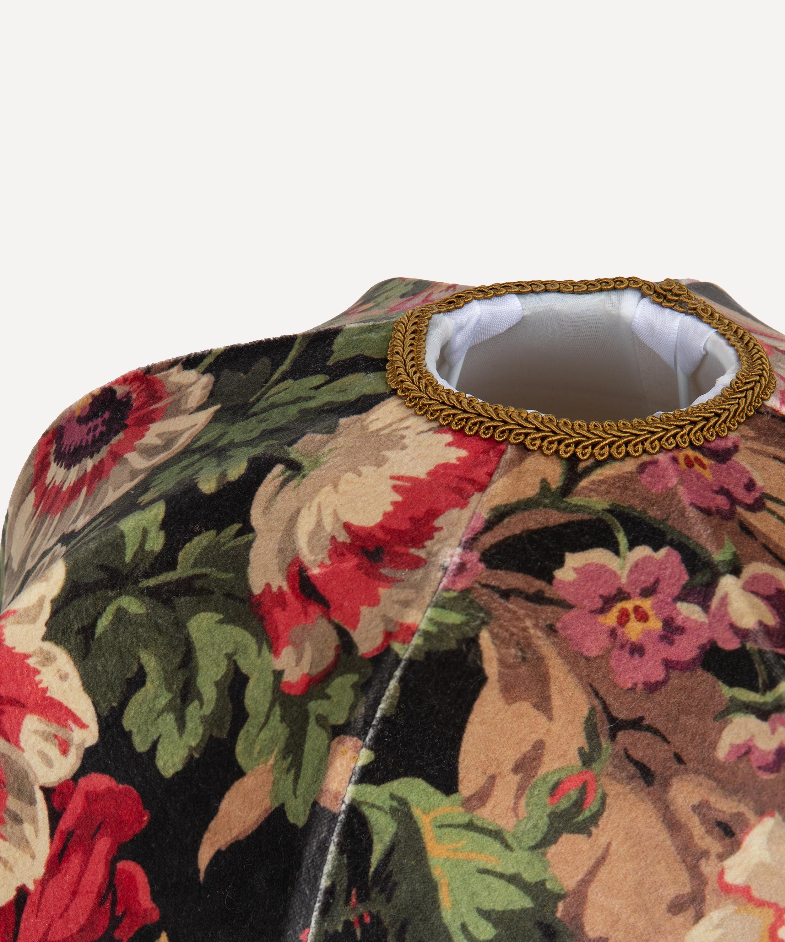 House of Hackney - Florescence Cotton Velvet Tilia Table Lampshade image number 1