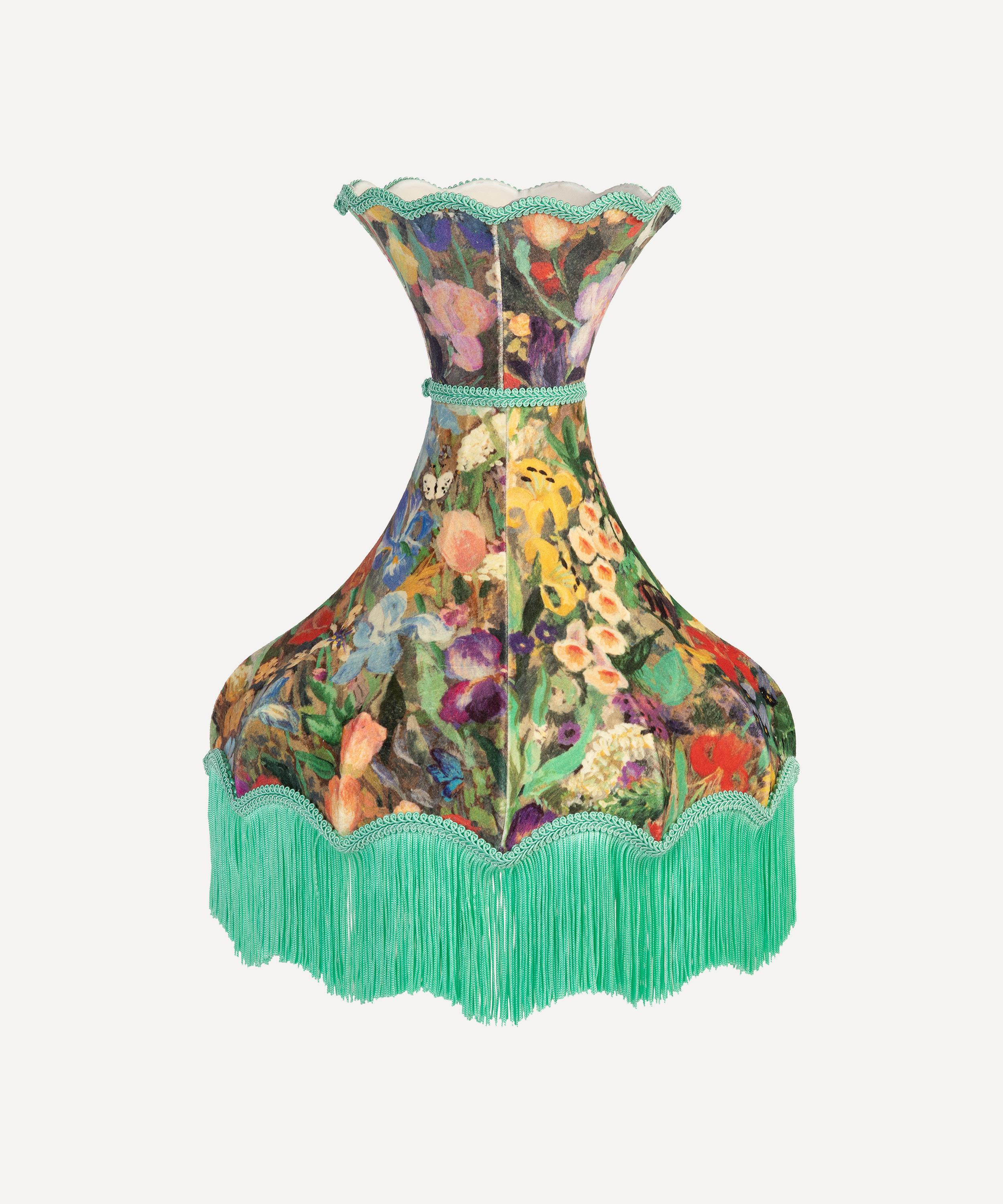 House of Hackney - Floribunda Cotton Velvet Narcissus Table Lampshade image number 0