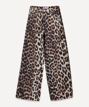Leopard Jozey Wide-Leg Jeans