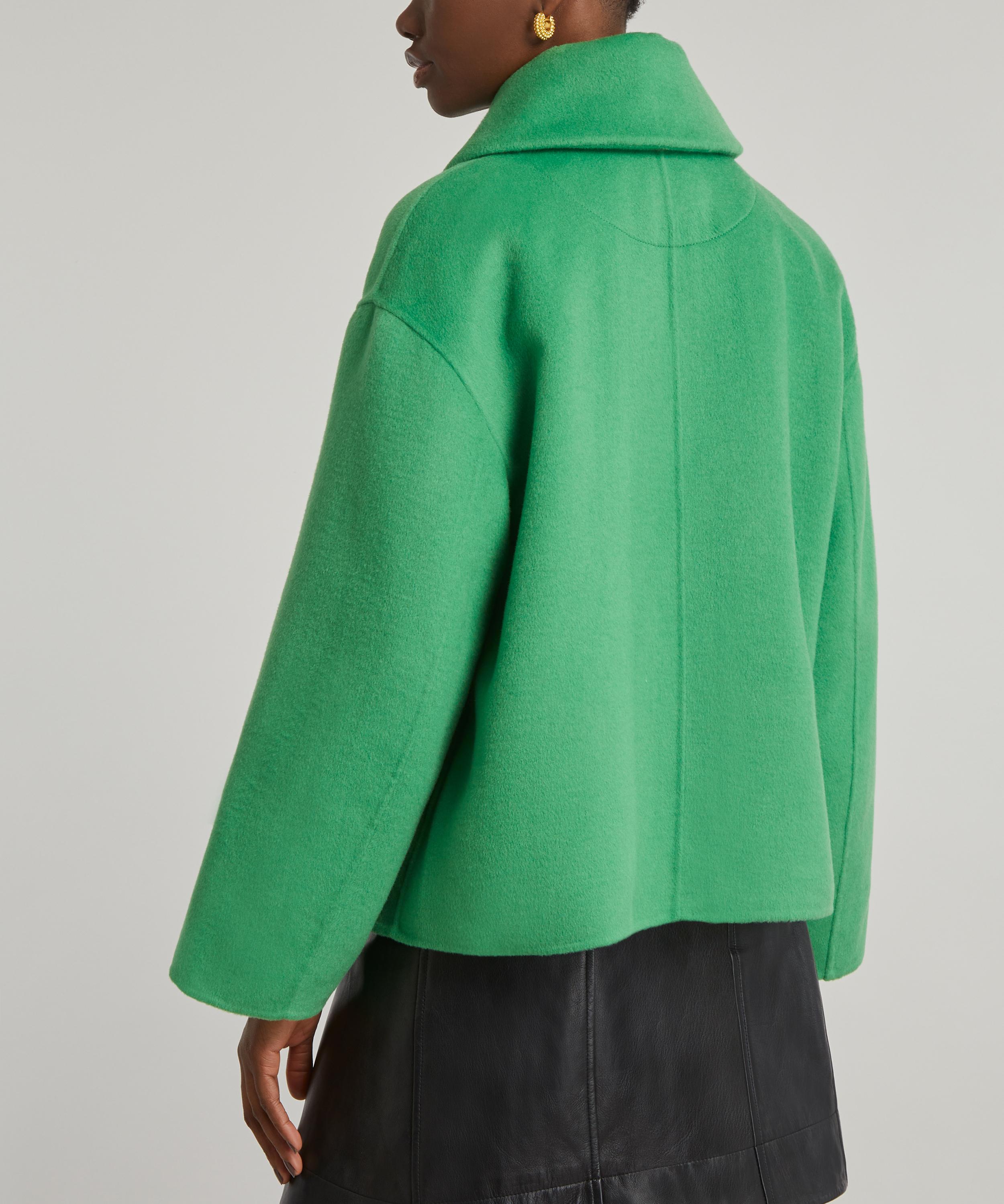 Ganni - Woollen Wide-Collar Jacket image number 3