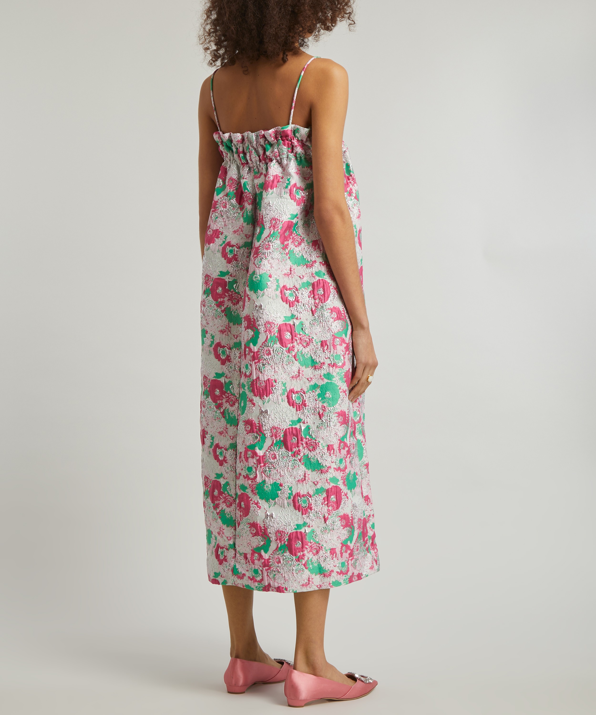 Ganni 3D Jacquard Strap Dress | Liberty
