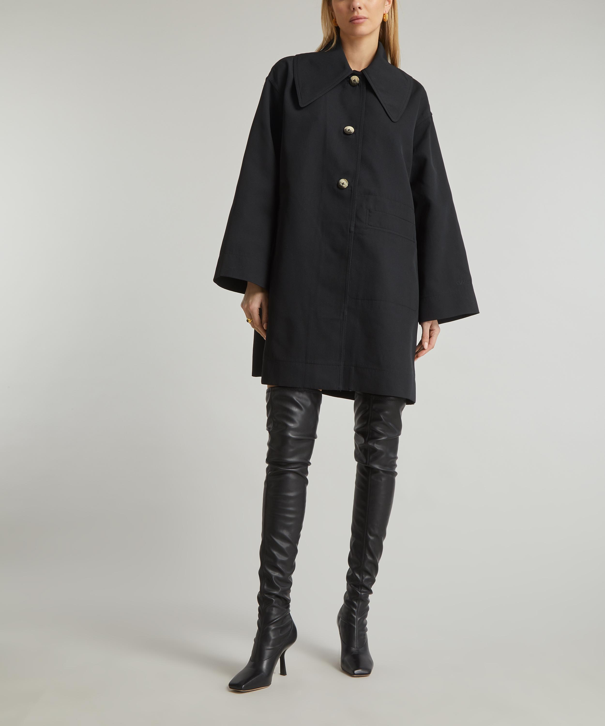 Ganni oversized coat best sale