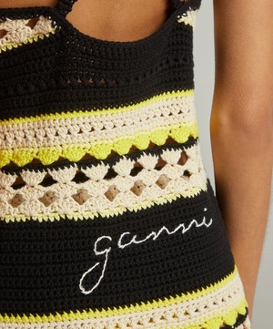 Ganni - Crochet Slip-Dress image number 4