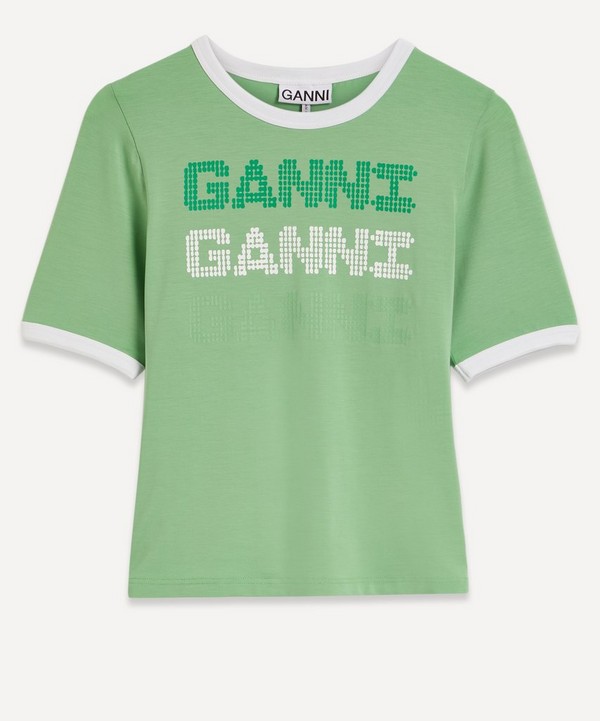 Ganni - Peapod GANNI Fitted T-Shirt image number null