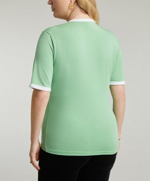 Ganni - Peapod GANNI Fitted T-Shirt image number 3
