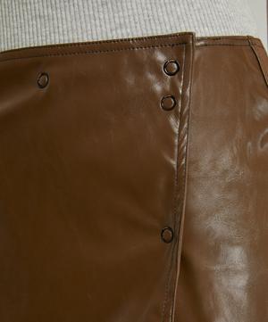 Ganni - Patent Mini-Skirt image number 4