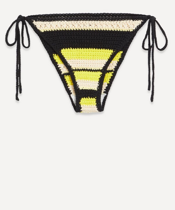 Ganni - Crochet String Bikini Bottom image number null