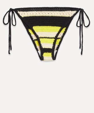 Ganni - Crochet String Bikini Bottom image number 0