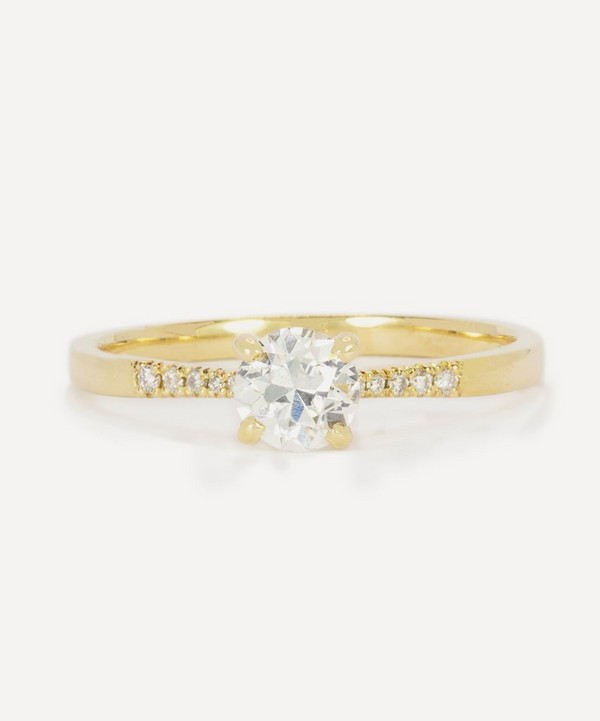 Kojis - 18ct Gold Old Cut Diamond Engagement Ring image number null