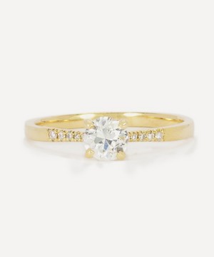 Kojis - 18ct Gold Old Cut Diamond Engagement Ring image number 0