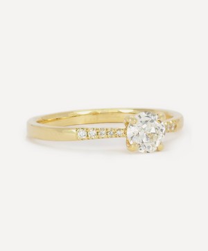 Kojis - 18ct Gold Old Cut Diamond Engagement Ring image number 1