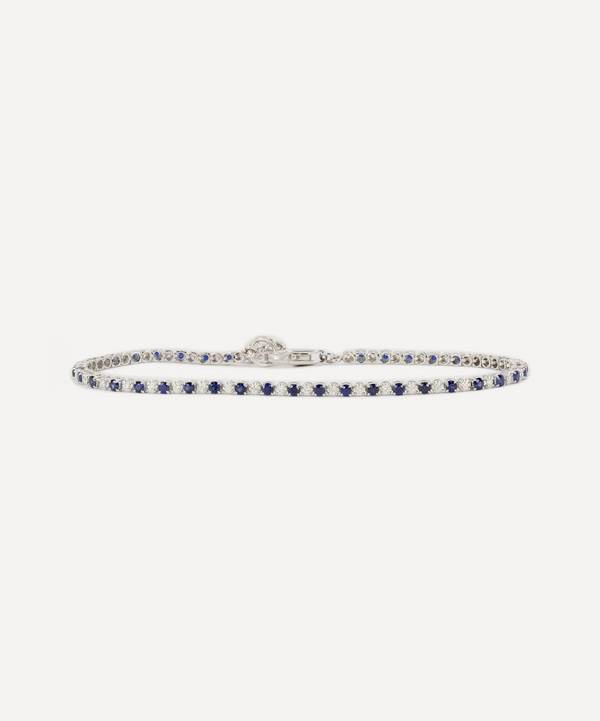Kojis - 18ct White Gold Sapphire and Diamond Tennis Bracelet image number 0