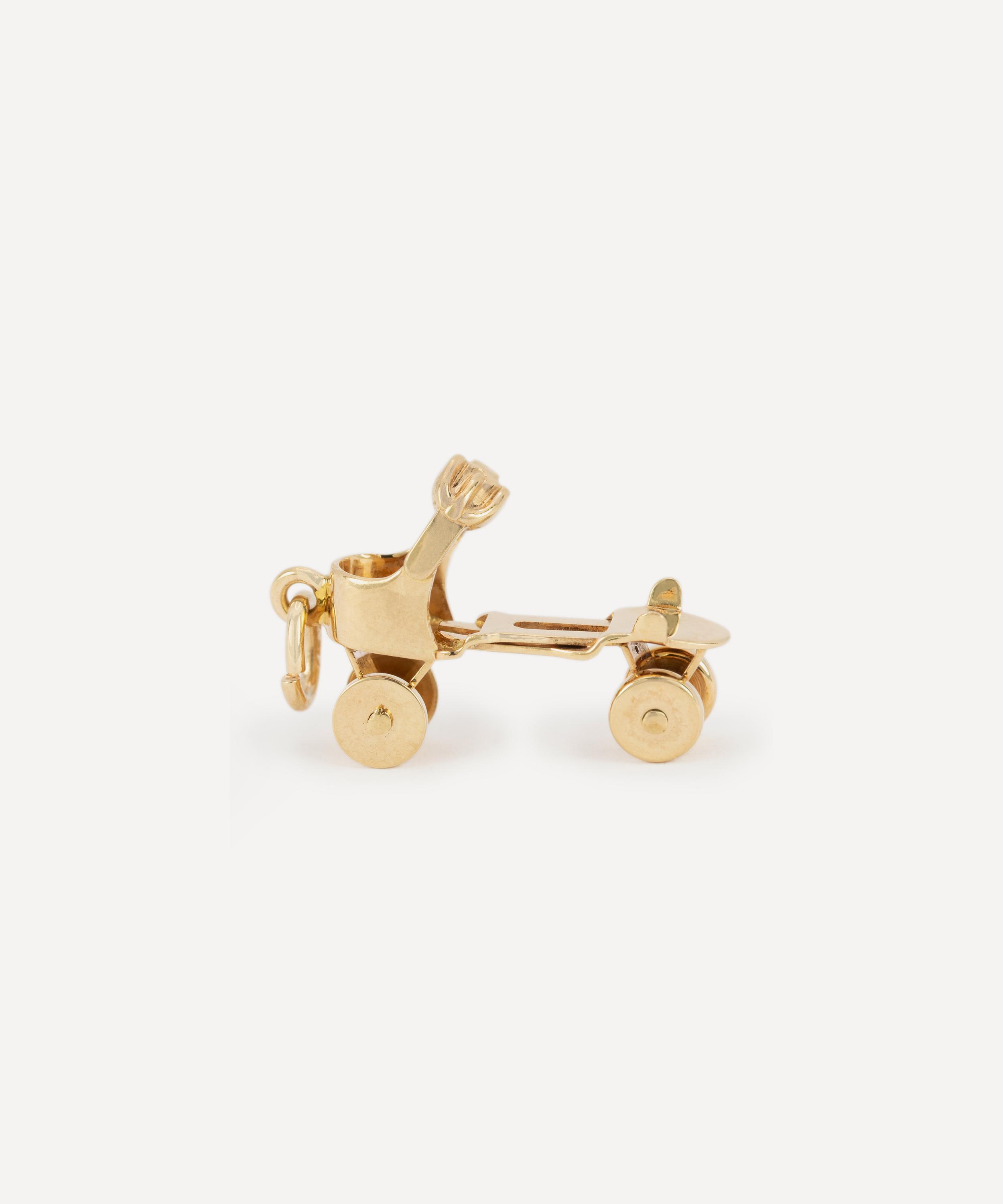 Kojis - 14ct Gold Vintage Roller-Skate Charm image number 0