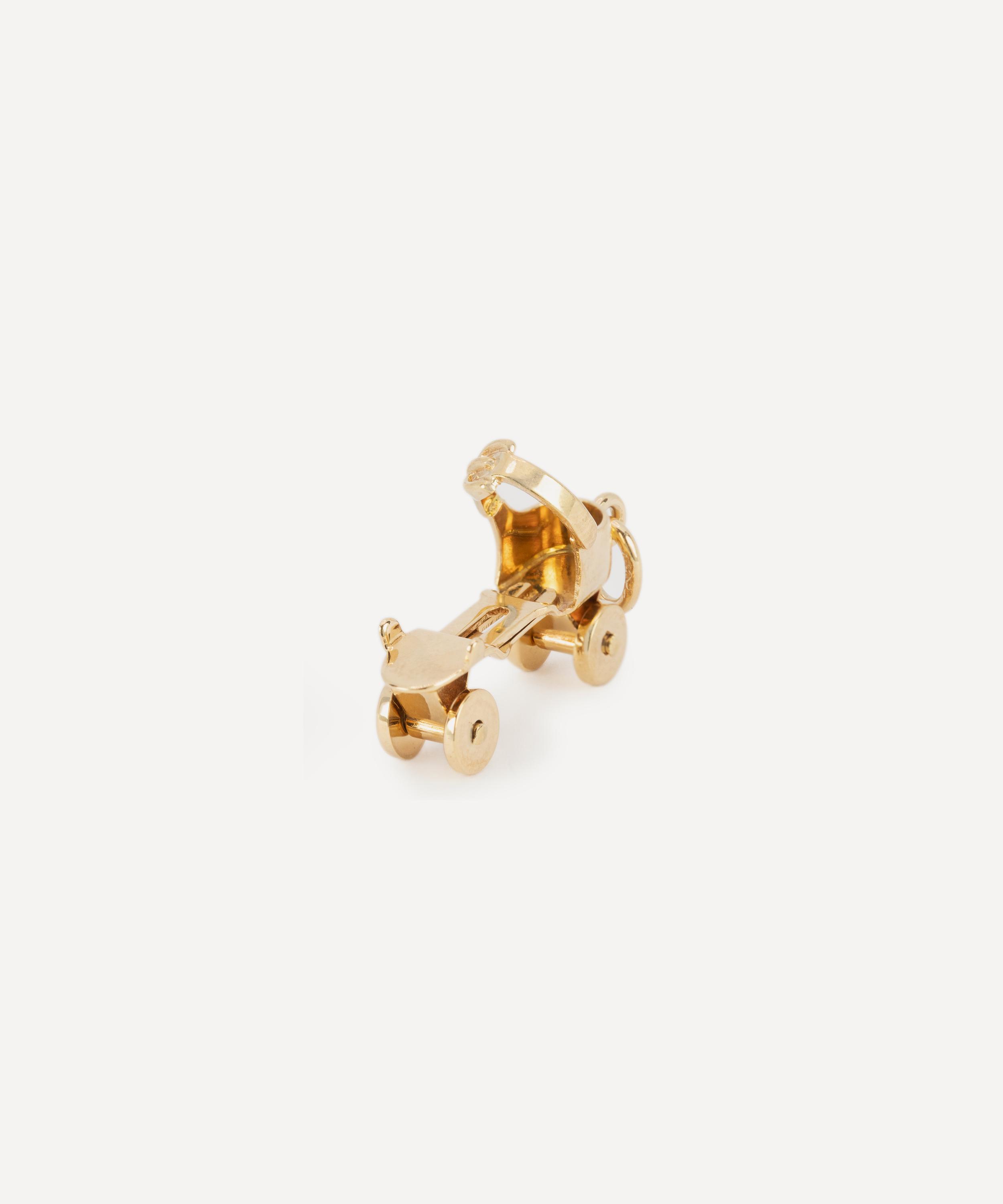 Kojis - 14ct Gold Vintage Roller-Skate Charm image number 1