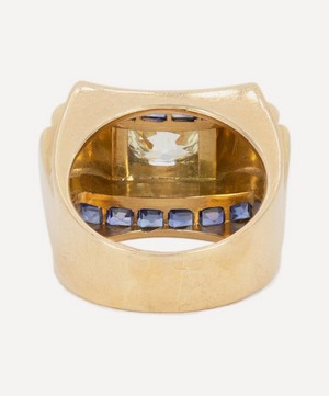 Kojis - 18ct Gold Late Deco Tank Ring image number 3