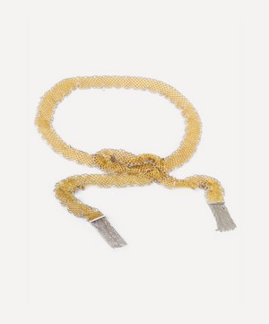 Kojis - 18ct Gold-White Gold Scarf Necklace image number 1